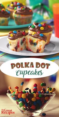 Polka Dot Cupcakes