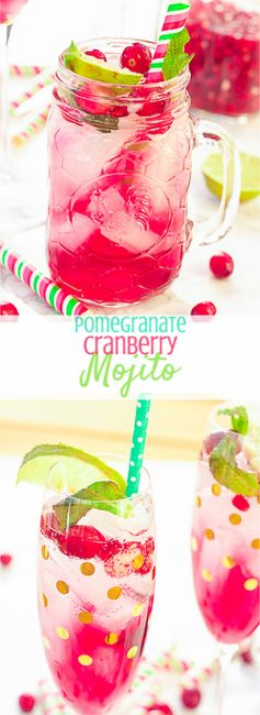 Pomegranate Cranberry Mojito