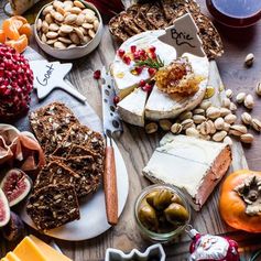 Pomegranate Goat Cheese Ball