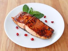 Pomegranate Molasses Salmon