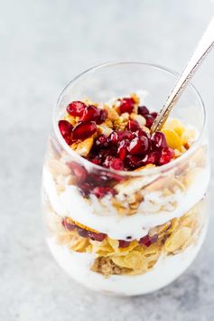 Pomegranate Pecan Breakfast Parfait