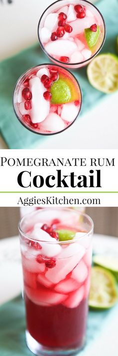 Pomegranate Rum Cocktail