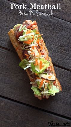 Pork Meatball Banh Mi