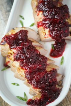 Pork Tenderloin with Chipotle-Cranberry Sauce