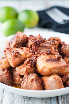 Portuguese Marinated Pork (Torresmos de Vinha d'Alhos