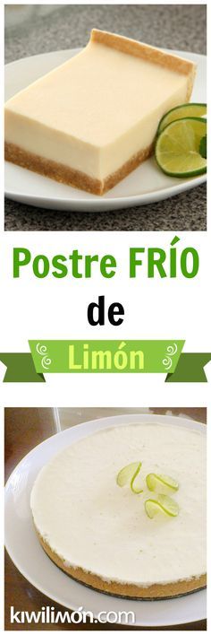 Postre Frío de Limón