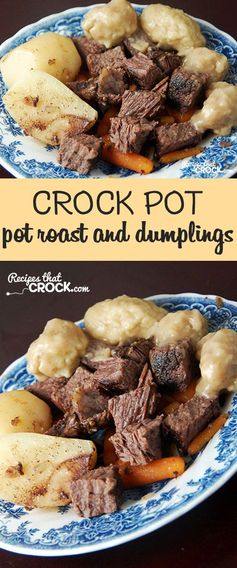 Pot Roast and Dumplings (Crock Pot