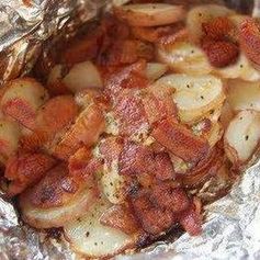 Potato Bacon and Onion Foil Packet