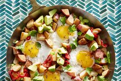 Potato, Egg, and Avocado Hash