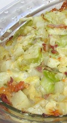 Potatoes, Cabbage and Bacon Make a Comforting Casserole