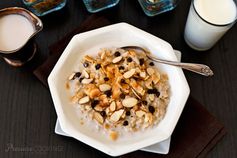 Pressure Cooker Almond Joy Steel Cut Oats