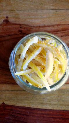 Pressure Cooker Candied Lemon Peels