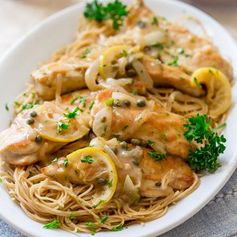 Pressure Cooker Chicken Piccata with Lemon and Capers