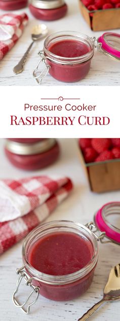 Pressure Cooker Raspberry Curd