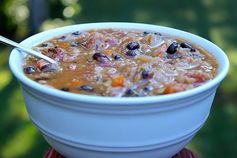 Protein Packed Black Bean and Lentil Soup