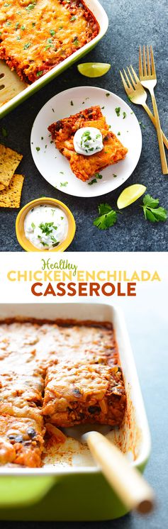 Protein-Packed Chicken Enchilada Casserole