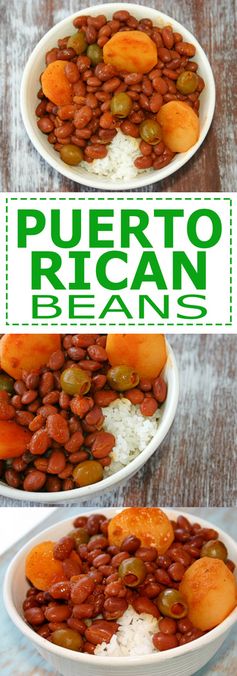 Puerto Rican Rice and Beans (Habichuelas Guisadas