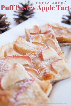 Puff Pastry Apple Tart & Apple Cranberry Jelly Puff Pastry Cases