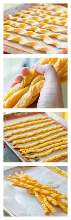 Puffed Cheddar Cheese Twists