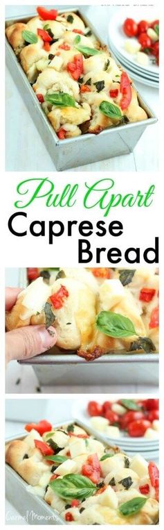 Pull Apart Caprese Bread