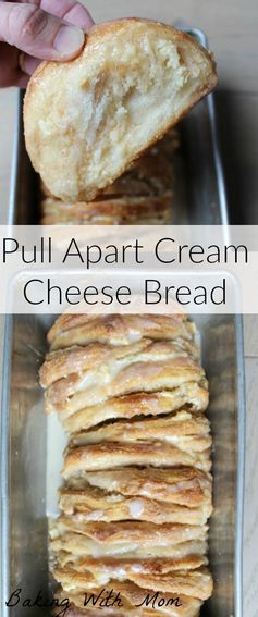 Pull Apart Cream Cheese Bread