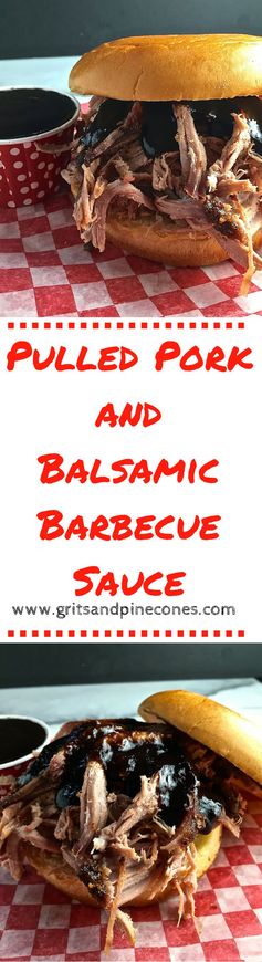 Pulled Pork with Balsamic Barbecue Sauce