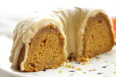 Pumpkin Bundt Cake with Caramel Glaze