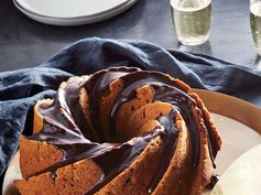 Pumpkin Bundt Cake with Chocolate Glaze