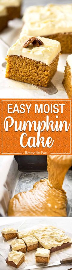 Pumpkin Cake with Cream Cheese Frosting