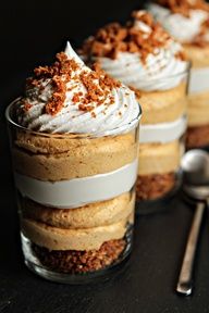 Pumpkin Cheesecake Trifles