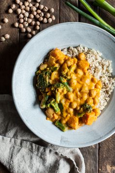 Pumpkin Chickpea Cashew Curry