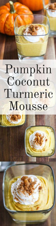 Pumpkin Coconut Turmeric Mousse