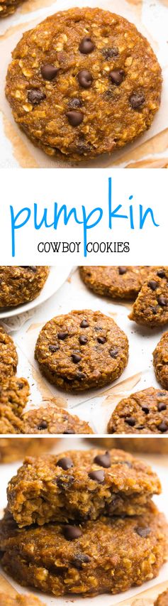 Pumpkin Cowboy Cookies