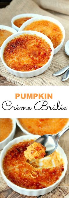 Pumpkin Crème Brulee