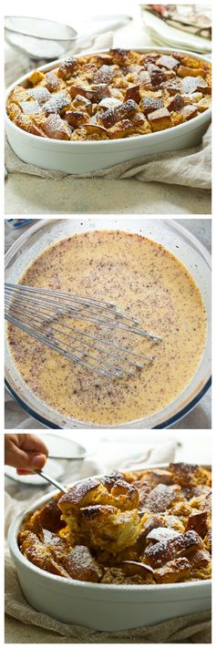 Pumpkin Egg Nog Bread Pudding