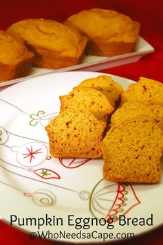 Pumpkin Eggnog Bread