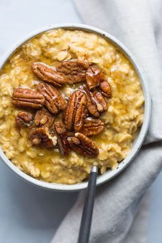 Pumpkin Eggnog Oatmeal