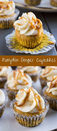 Pumpkin Ginger Cupcakes