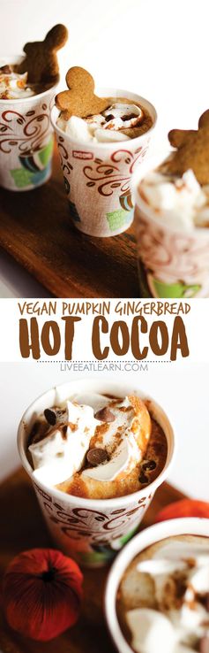 Pumpkin Gingerbread Hot Cocoa