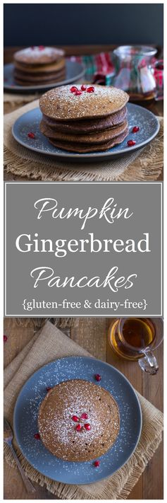 Pumpkin Gingerbread Pancakes