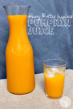 Pumpkin Juice (Harry Potter Inspired