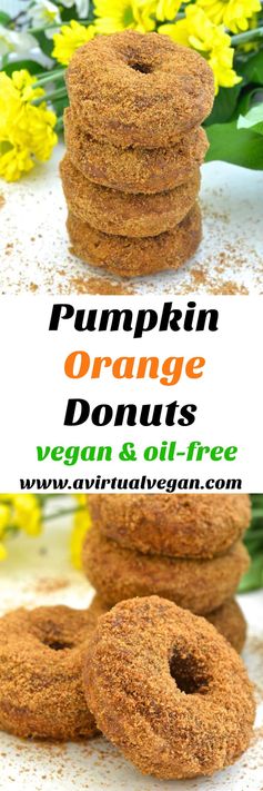 Pumpkin Orange Donuts