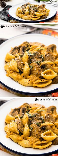 Pumpkin Pasta with Sausage