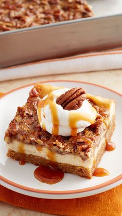 Pumpkin Pecan Cheesecake Cookie Bars