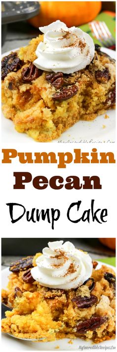 Pumpkin Pecan Dump Cake