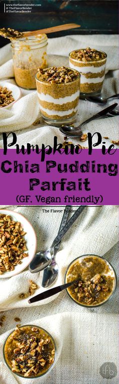 Pumpkin Pie Chia Pudding Parfait