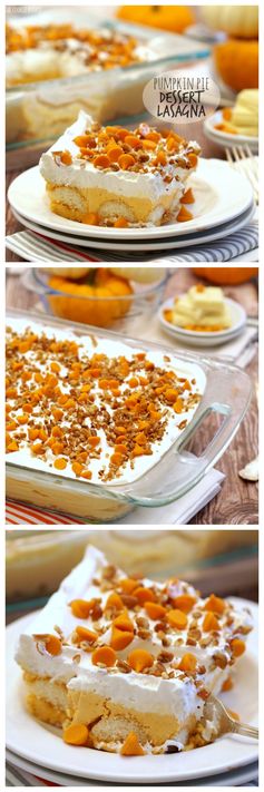 Pumpkin Pie Dessert Lasagna