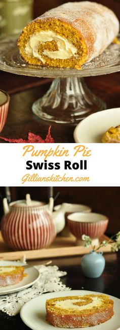 Pumpkin Pie Swiss Roll