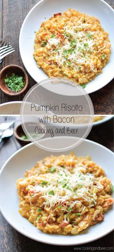 Pumpkin Risotto with Bacon