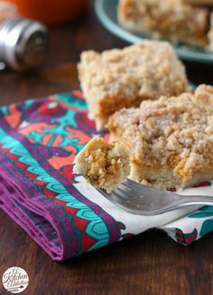 Pumpkin Snickerdoodle Cheesecake Bars